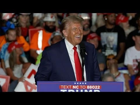 Donald Trump full speech at campaign rally in Greensboro, NC (Oct. 22, 2024)