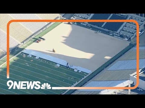 CU removes grass at stadium: Artificial turf installed at Folsom Field