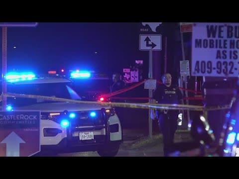 1 dead after 7 people shot during large gathering at gas station near Crosby Freeway, HCSO says