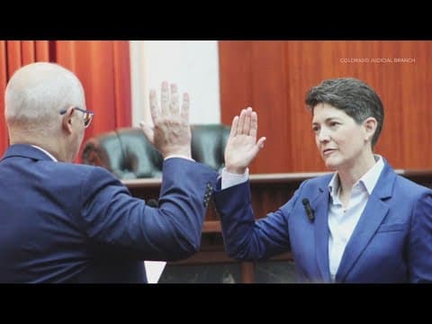 Colorado Supreme Court's first Latina chief justice sworn in
