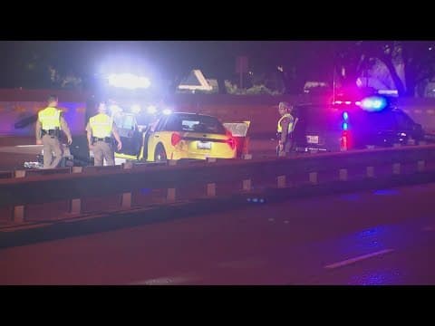 State Trooper critically injured while working crash on Dallas North Tollway