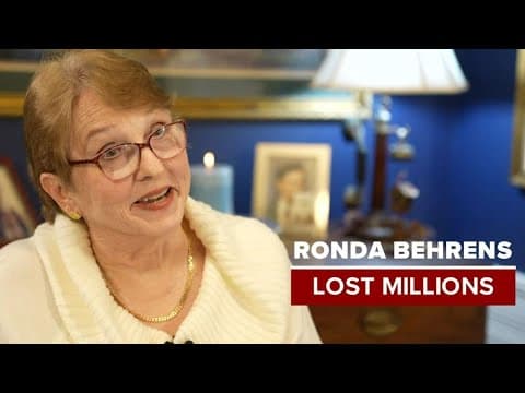 She gave an acquaintance $3 million over 17 years - several thousand at a time: It's all gone