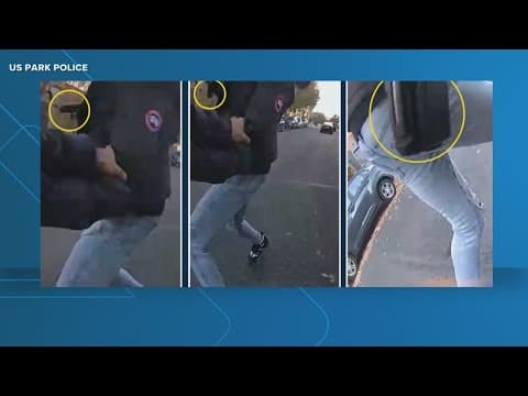 Bodycam video of chase turned deadly shooting released by US Park Police