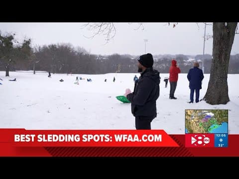 DFW Weather | WFAA reporters check in on the winter weather around the metroplex