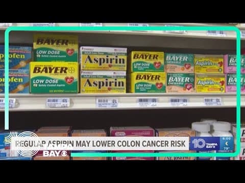 Study: Aspirin may lower risk of colorectal cancer