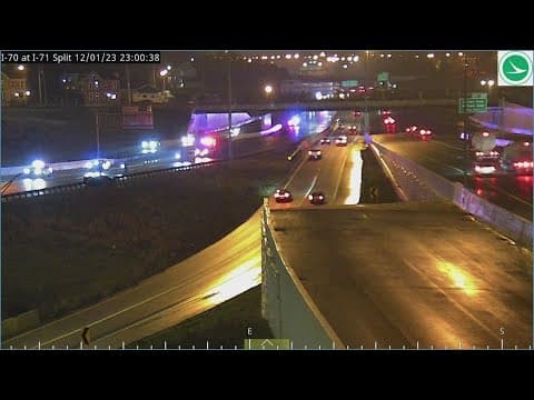 Police: 1 dead, 1 critical in I-70 crash near downtown Columbus