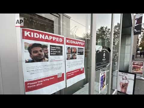 Artists' posters of Israeli hostages become flashpoint