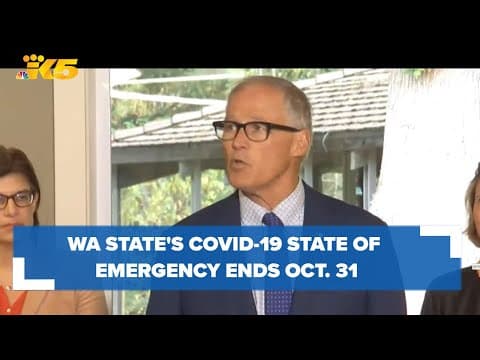 Washington state's COVID-19 state of emergency ends Monday
