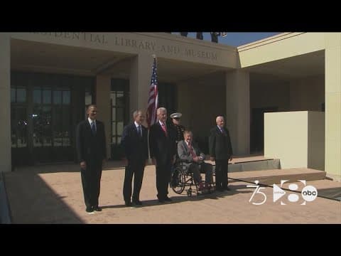 WFAA 75th anniversary: Presidents gather to dedicate George W. Bush Presidential Center