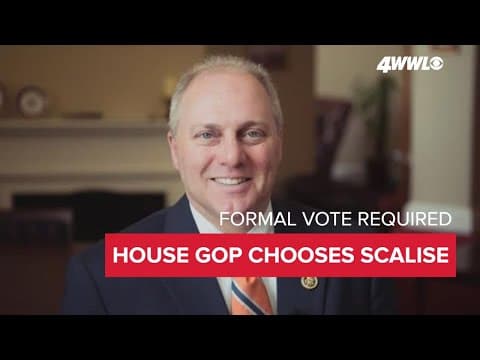 House GOP chooses Scalise as next Speaker, though formal vote still required