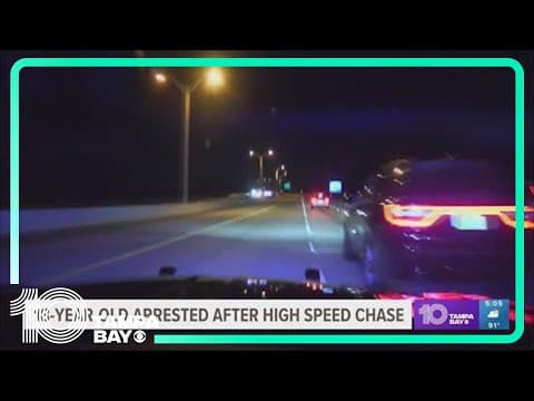 Trooper uses PIT maneuver to stop driver after high-speed chase on I-275