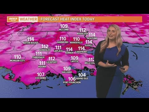 New Orleans Weather: Rain finally returns to provide some relief this coming week