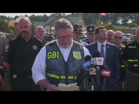 Press conference following Apalachee High School shooting in Georgia