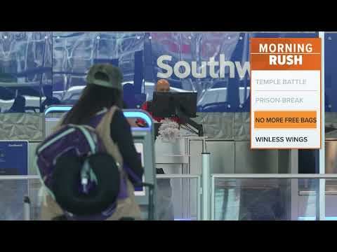 Tuesday marks last day for free checked bags at Southwest Airlines