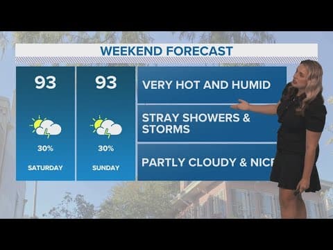 New Orleans 10pm Weather: Hot and humid weekend ahead with pop up showers