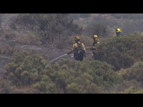 Brush fire near Boulevard burns 37 acres, prompts evacuations