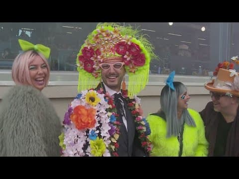 Thousands hit the race track for the annual Thanksgiving races