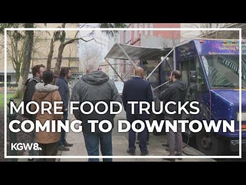 PBOT launches pilot program allowing food trucks to park and vend in Portland's central city