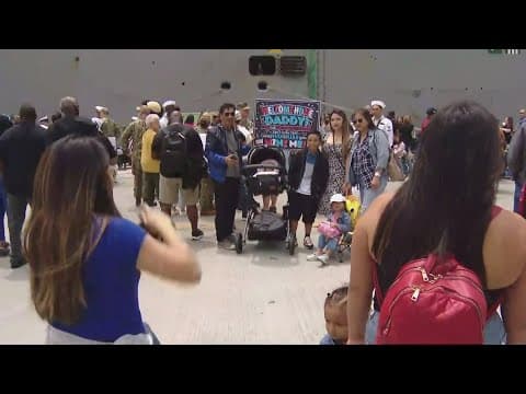 Makin Island Amphibious Ready Group returns home to crowd of loved ones