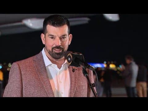Ryan Day, Ohio State Buckeyes arrive in Atlanta ahead of national championship