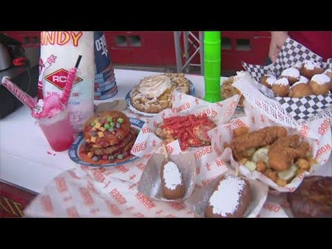 Captain Crunch on a burger? Yep, it's on the menu at the Houston Livestock Show and Rodeo