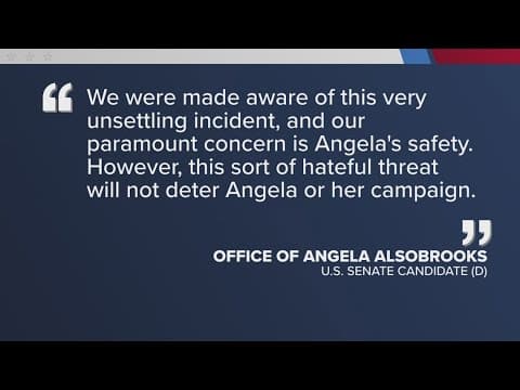 Candidates respond after Alsobrooks campaign sign vandalized