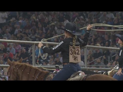 'She was my little cowgirl' | Rodeo roper follows in father's footsteps