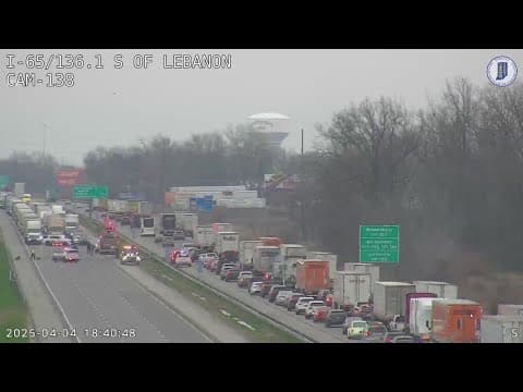 14-year-old boy killed in single-vehicle crash on I-65 in Boone County