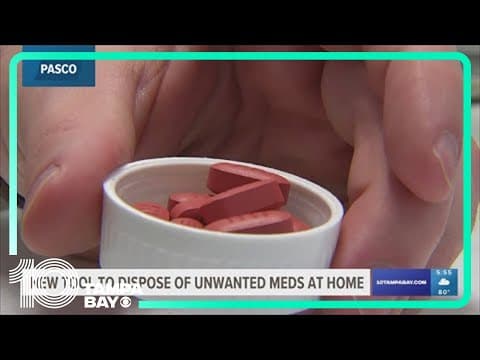 Unwanted meds? Pasco Co. first responders have new at-home disposal kits