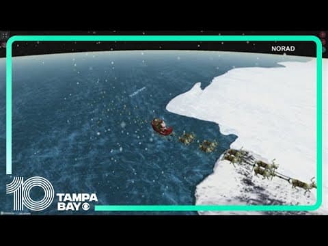 LIVE SANTA TRACKER: Watch Santa Claus' journey this Christmas Eve