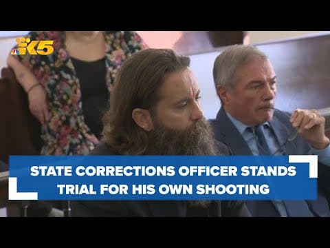 State corrections officer stands trial for his own shooting