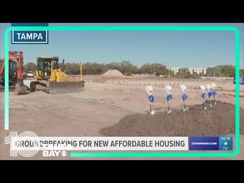 Developers break ground on affordable housing development in Tampa
