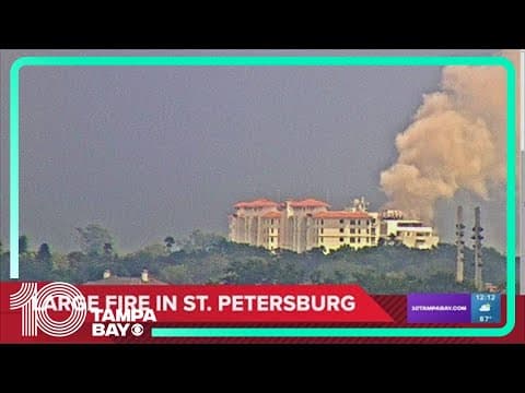 Large house fire in St. Petersburg's Shore Acres