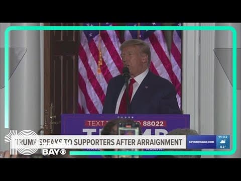 Trump back in New Jersey after pleading not guilty to all 37 federal charges