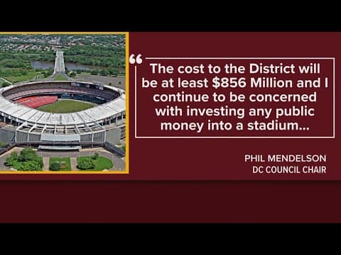 Potential RFK stadium deal would cost at least $856M, DC Council Chair says