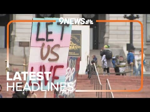 Latest Headlines | Trans community and supporters rally at Colorado Capitol for Trans Day of Visibil