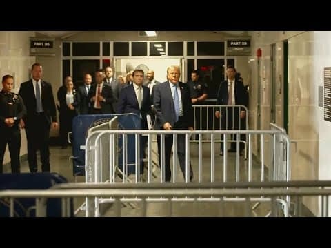 Trump ending first week of criminal trial in New York