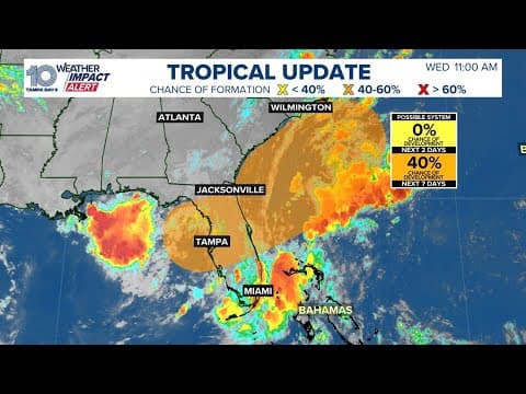 Heavy rain expected ahead of potential tropical development this weekend