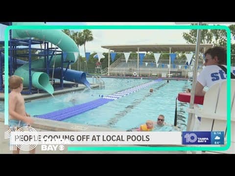 Tampa Bay residents cool off at local pools