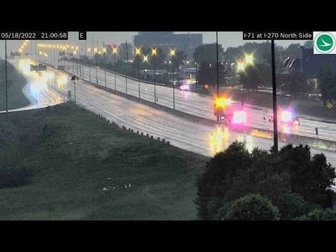 I-270 west closed in north Columbus due to crashes