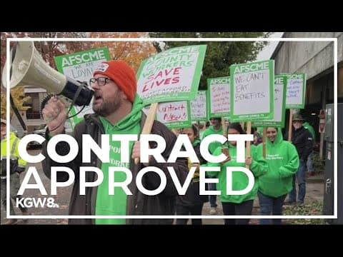 Yamhill County employees vote to approve new contract after strike