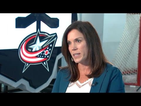 Senior VP Kathryn Dobbs interview | Blue Jackets' 25th season