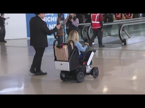 Detroit airport tests autonomous wheelchairs