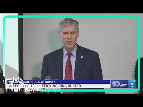 Alleged drug trafficking ring busted in Pinellas, Pasco County