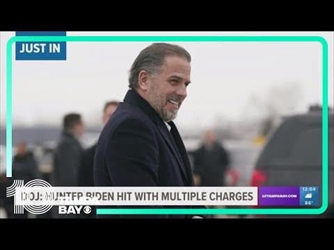 President Biden's son Hunter charged with gun felony, tax misdemeanors