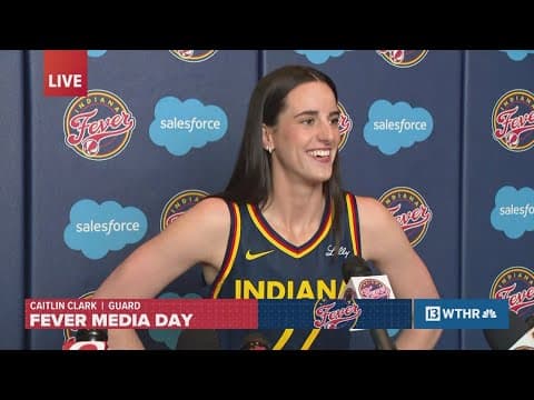 Caitlin Clark talks about her expectations, excitement for upcoming Indiana Fever season