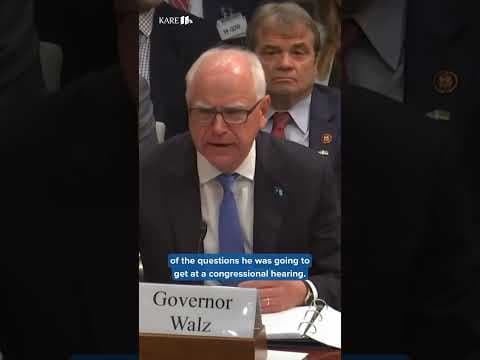 MN GOP questions $430,000 bill for Gov. Walz's Congressional hearing preparation #news #minnesota