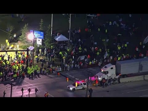 Dock workers at 14 major US ports go on strike