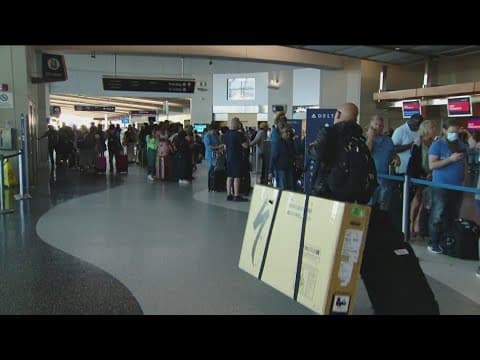 Lines, delays, cancellations remain at San Diego Airport after global tech outage