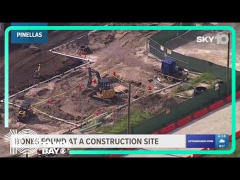 Police: Bones discovered at construction site in Pinellas Park
